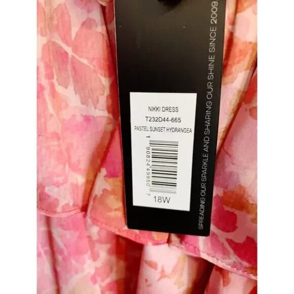 NWT SACHIN + BABI Dress Nikki Pink Off Shoulder Maxi Long Casual Resort 8 - Picture 8 of 10